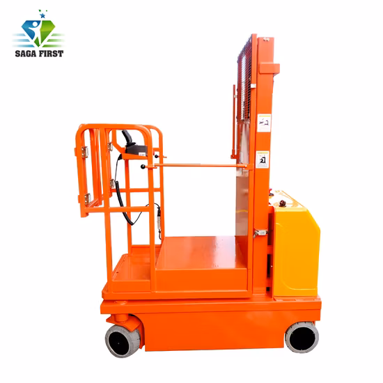 Длинные вилы 300 кг. Подъемник для подбора заказов. Электрический воздушный сборщик заказов длиной 4,5 м.